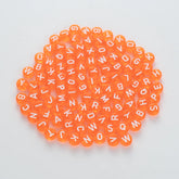 BD00058-02-white-letter-bright-orange-transparent-coin-alphabet-beads-mix-4×7mm